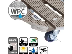 Sale Wagner design yourself Wagner WPC Pflanzenroller GH 0536 Ø 29 cm Taupe FSC®