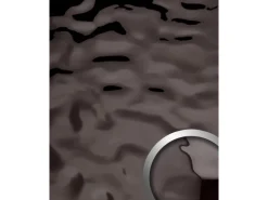 Kühlschränke<WALLFACE 27049 OCEAN Anthracite Wandpaneel Metall-Optik Spiegelnd Grau 2600 mm x 1000 mm x 8,24 mm 2,6 m2 Anthrazit