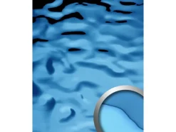 Kühlschränke<WALLFACE 27047 OCEAN Ice Blue Wandpaneel Metall-Optik Blau lichtBlau 2600 mm x 1000 mm x 8,24 mm 2,6 m2 Blau