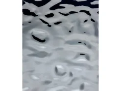 Kühlschränke<WALLFACE 27027 OCEAN Silver Wandpaneel in Metall-Optik Spiegelnd Silber 2600 mm x 1000 mm x 8,24 mm 2,6 m2 Silber