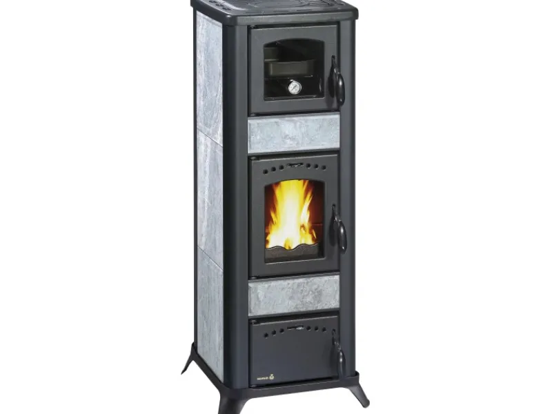 Wamsler Herde<Küchenofen Naturstein Schwarz 7,5 kW
