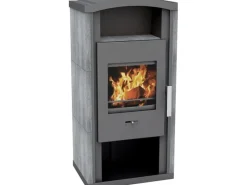 Wamsler Herde<Küchenofen Naturstein Grau 6 kW
