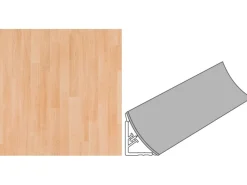 Outlet Wandabschlussleiste Plus 300 x 3 cm (BU 37) Buche Parkett