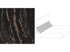 Wandabschlussleiste System Plus 300 cm x 3 cm Marmor St. Laurent (C172 SI)< Küchenrückwände