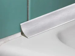 Discount Arcansas Wandanschlussleiste Aluminium eloxiert Silber gebürstet 15 mm x 2,5 m
