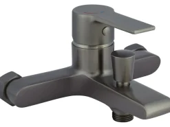 Einhebelmischer<Wannenarmatur Bisenzio Einhebel Gunmetal