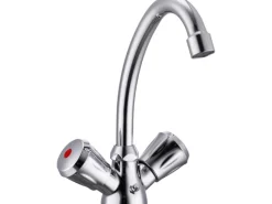 Waschtischarmatur Garupe Chrom< Zweigriffarmatur