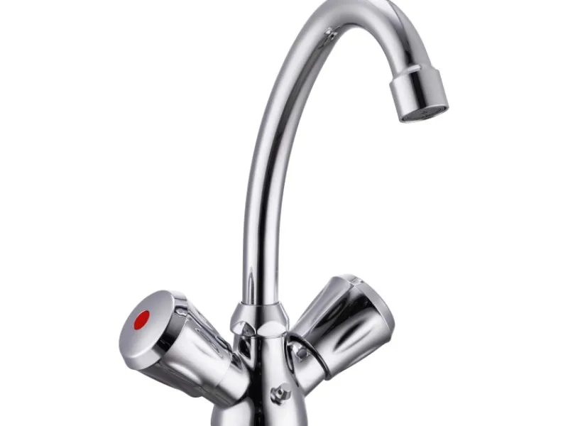 Waschtischarmatur Garupe Chrom< Zweigriffarmatur