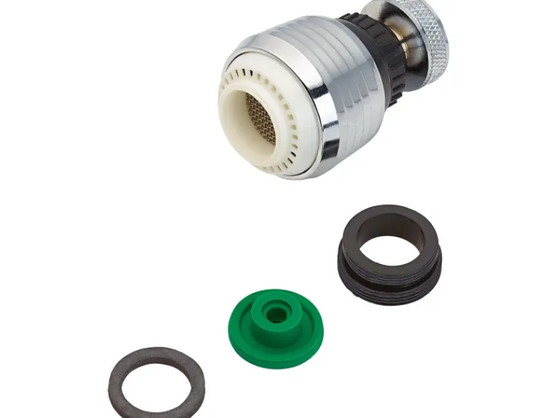 Zubehör Für Küchenarmatur|Ersatzteile Küchenarmatur<Wassersparer mit Kugelgelenk M22 x M24 Verchromt