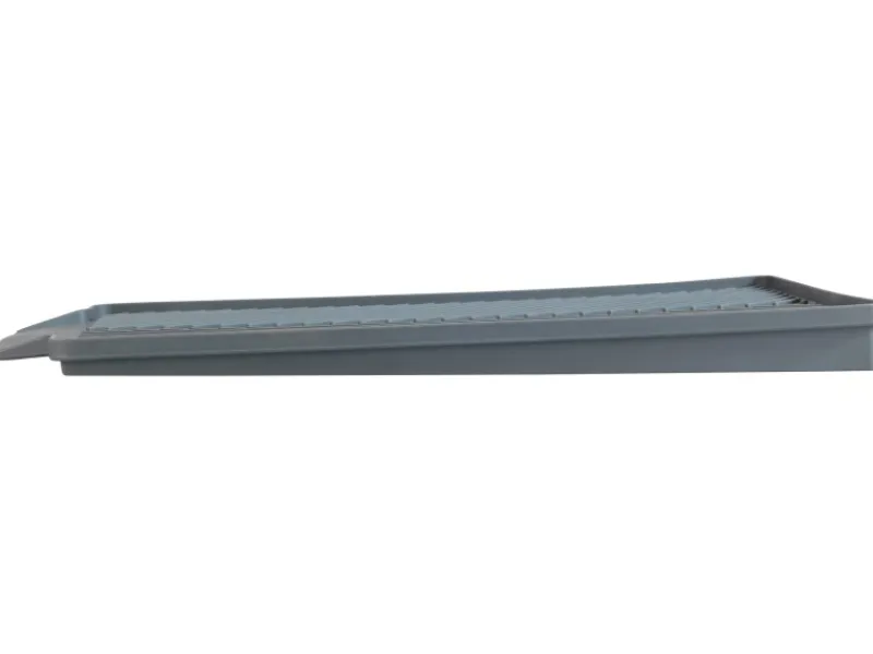 Discount Wenko Abtropfmatte Linea 40 cm x 3 cm x 30 cm Grau
