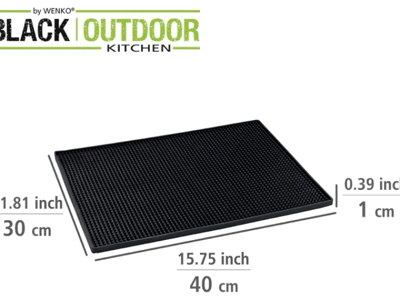 Sale Wenko Abtropfmatte Maxi 40 cm x 30 cm Black Outdoor Kitchen Schwarz
