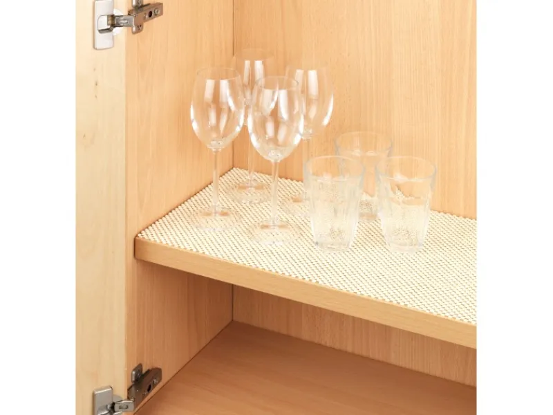Wenko Küchenhelfer<Anti-Rutsch-Matte Beige 150 x 50 cm zuschneidbar