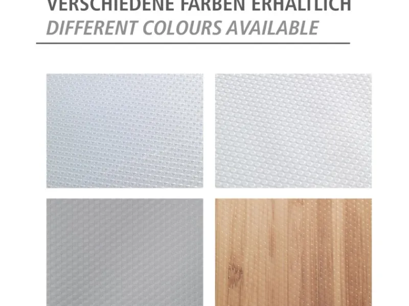 Wenko Küchenhelfer<Anti-Rutsch-Matte Noppen Zuschneidbar 150 cm x 50 cm Weiß