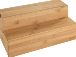 Wenko Bambus Treppe für Kaffee und Tee 33 cm x 17,5 cm x 15 cm< Küchen-Ordnungssysteme|Küchenregale