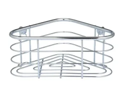Wenko Küchenregale<Eckablage Trestina 25 cm x 10,5 cm 16,5 cm Edelstahl Silber Glänzend
