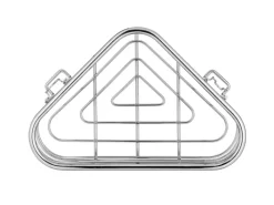 Wenko Küchenregale<Eckablage Trestina 25 cm x 10,5 cm 16,5 cm Edelstahl Silber Glänzend