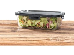 Wenko Vorratsdosen|Vorratsbehälter<Glas Frischhaltedose Steel Black Outdoor Kitchen 1,5 l