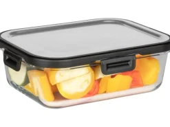 Wenko Vorratsdosen|Vorratsbehälter<Glas Frischhaltedose Steel Black Outdoor Kitchen 1 l