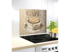 Wenko Küchenrückwände|Kochfelder<Glasrückwand Café 60 cm x 50 cm