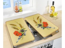 Wenko Herdabdeckungen|Kochfelder<Herdabdeckplatte Universal 2er Set Kornblumen
