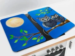 Wenko Herdabdeckplatte Universal 2er Set Eule< Herdabdeckungen|Schneidebretter