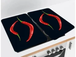 Sale Wenko Herdabdeckplatte Universal Peperoni Duo 2er-Set für alle Herdarten