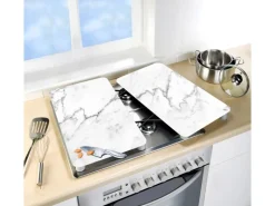Wenko Herdabdeckplatten Universal Marmor 2er Set Mehrfarbig< Herdabdeckungen