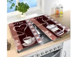 Wenko Herdabdeckungen|Kochfelder<Herdabdeckplatten Universal Kaffeeduft 2er Set Mehrfarbig