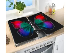 Wenko Herdabdeckplatten Universal Butterfly by Night 2er Set Mehrfarbig< Herdabdeckungen|Kochfelder