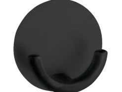 New Wenko Küchen- und Wandhaken Rondo Edelstahl Ø 5,5 cm x 2,5 cm Schwarz