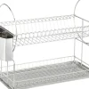 Discount Wenko Küchen-Geschirrabtropfer Exclusiv Duo Edelstahl