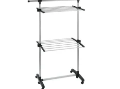 Wenko Wäschetrockner<Platzspar-Wäschetrockner Silber