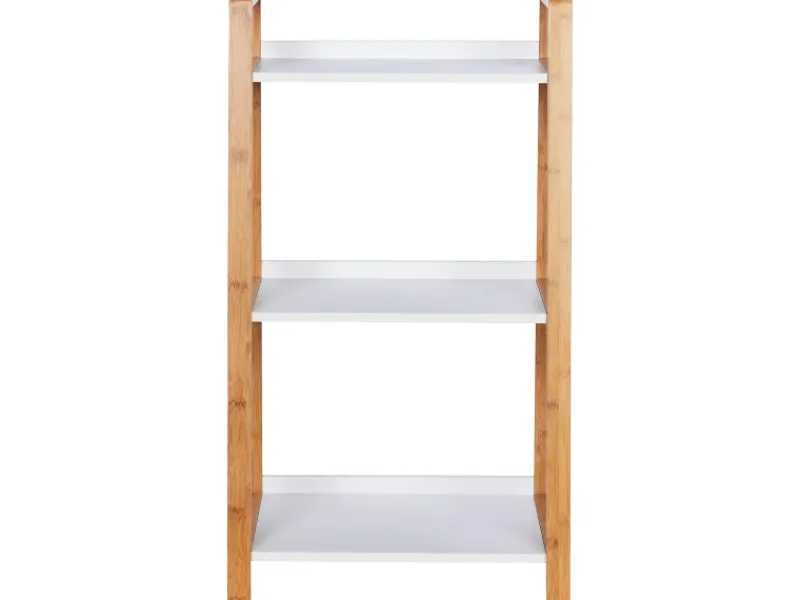 Clearance Wenko Regal Finja Bambus Braun mit 3 Etagen