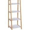 New Wenko Regal Finja Bambus Braun mit 4 Etagen