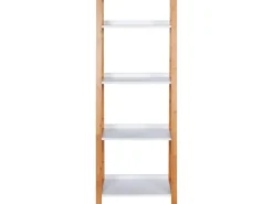New Wenko Regal Finja Bambus Braun mit 4 Etagen