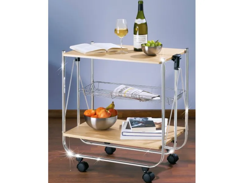 Wenko Servierwagen Dinett Deluxe -Nachbildung< Servierwagen