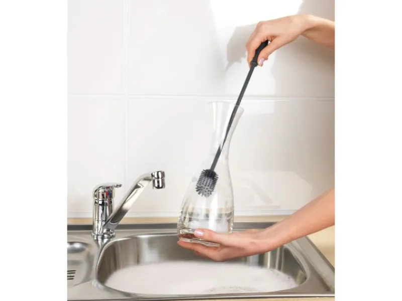 Hot Wenko Silikon Flaschenbürste 38 cm Anthrazit