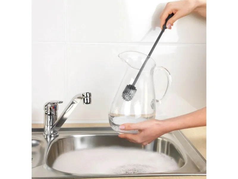 Hot Wenko Silikon Flaschenbürste 38 cm Anthrazit