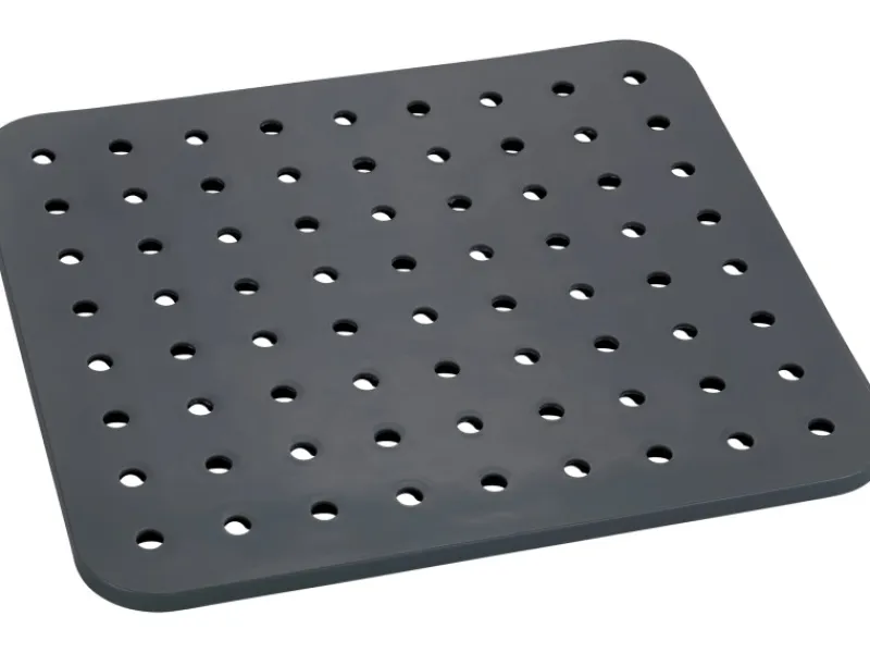 Hot Wenko Spülbeckeneinlage Kristall Eckig 27,5 cm x 1 cm x 31 cm Grau
