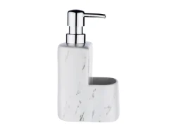 Outlet Wenko Spülmittelspender Festival Marmor Weiß 380 ml