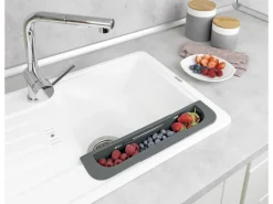 Online Wenko Spülorganizer Fino Ausziehbar bis 49,5 cm x 5,5 cm x 8,5 cm Grau