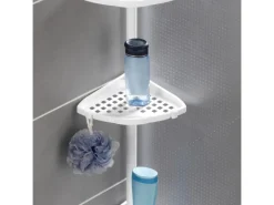 Wenko Teleskop-Regal Opal Stahl Weiß lackiertes Metall 19,5 x 85-250 x 26 cm< Küchenregale