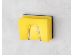 Wenko Schneidebretter<Universal-Halter Edea Küche Edelstahl rostfrei 5 x 5 x 3,5 cm Silber matt