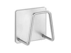 Wenko Schneidebretter<Universal-Halter Edea Küche Edelstahl rostfrei 5 x 5 x 3,5 cm Silber matt