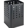 Wenko Küchenhelfer<Utensilienhalter Silio 11,5 cm x 16,5 cm x 11,5 cm Schwarz Matt