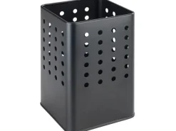 Wenko Küchenhelfer<Utensilienhalter Silio 11,5 cm x 16,5 cm x 11,5 cm Schwarz Matt