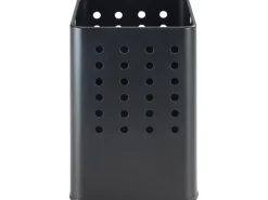 Wenko Küchenhelfer<Utensilienhalter Silio 11,5 cm x 16,5 cm x 11,5 cm Schwarz Matt