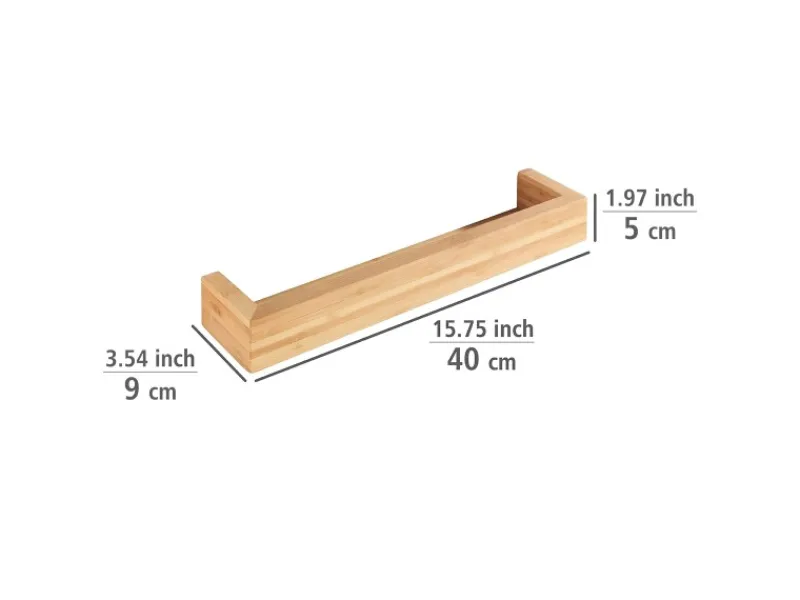 Hot Wenko Wandregal Bambusa 40 cm Bambus
