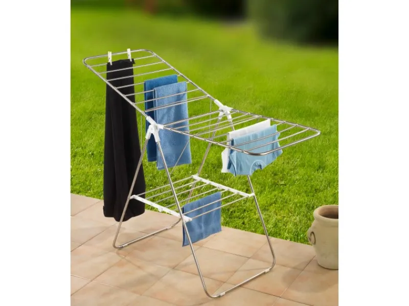 Clearance Wenko Wäscheständer Flex 15 m Trockenlänge