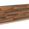 New Westag Rückwand-System-Set MFC 305 x 58,5 cm Nussbaum Butcherblock Hell (NU742)